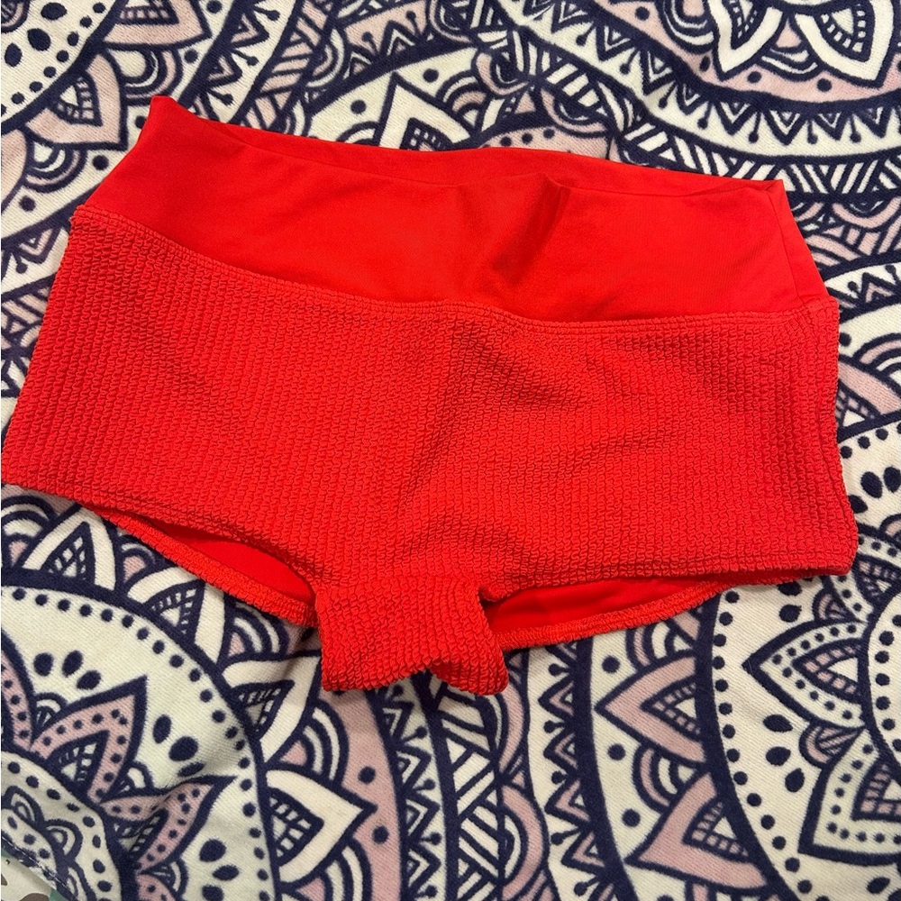 Victoria's Secret High Waist Vibrant Red Shorts